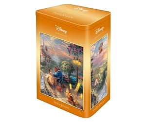 Puslespill - Schmidt Puzzle Tin - Thomas Kinkade: Disney - Beauty and the Beast (500 Pieces) Gulv - SCH9926