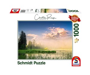 Puslespill - Schmidt Puzzle - Christian Ringer: Lake Taubensee (1000 pieces) Gulv - SCH9696