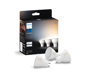 Smarthus - Philips Hue White Ambiance GU10 Spotlight - 3-pakning - 929003666703