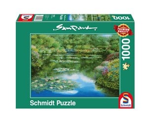 Puslespill - Schmidt Puzzle - Sam Park: Water Lily Pond (1000 pieces) Gulv - SCH9657