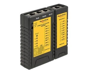 Tilbehør - DeLOCK Cable Tester RJ45 / RJ12 / PoE - 86107