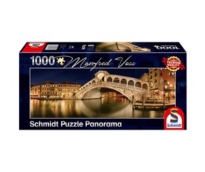 Puslespill - Schmidt Puzzle - Manfred Voss - Panorama: Rialto Bridge (1000 pieces) Gulv - SCH9620