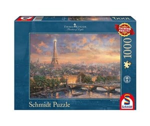 Puslespill - Schmidt Puzzle - Thomas Kinkade: Paris City of Love (1000 pieces) Gulv - 59470