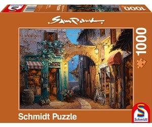 Puslespill - Schmidt Puzzle - Sam Park: Alley at Lake Como (1000 pieces) Gulv - SCH9313