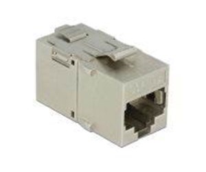 Tilbehør - DeLOCK Keystone Module RJ45 jack > RJ45 jack Cat.6A Metal - 86406