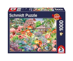 Puslespill - Schmidt Puzzle - Blooming garden (1000 pieces) Gulv - SCH8975