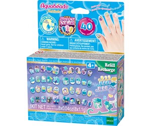 Kreative leker - Aquabeads Nail Studio - Dreamy Nail Refill - 35009