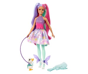 Dukker, Bamser & Utstyr - Mattel Barbie A Touch of Magic Fashion Doll Pink Purple Hair - JCW50