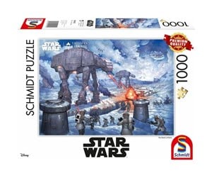 Puslespill - Schmidt Puzzle - Thomas Kinkade: Star Wars - The Battle of Hoth (1000 Pieces) Gulv - SCH9952