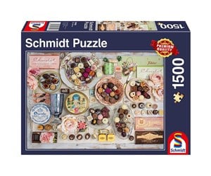 Puslespill - Schmidt Puzzle - Nostalgic chocolates (1500 pieces) Gulv - SCH8940