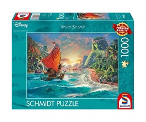 Puslespill - Schmidt Puzzle - Thomas Kinkade: Disney Vaiana Moana (1000 Pieces) Gulv - SCH8030