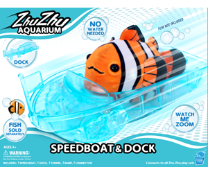 Figurer - ZhuZhuPets ZHU ZHU Fish Boat/Dock - Z1002