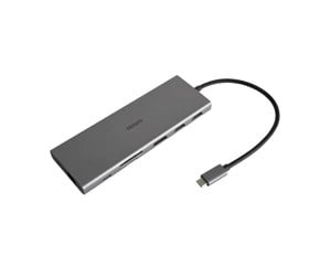 Dokkingstasjon - Deltaco 12-in-1 USB-C Docking Station - USBC-HDMI27