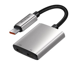 USB-hub - Mcdodo 2in1 Audio Adapter CA-5570 2in1 USB-C to 2x USB-C USB-hub - CA-5570