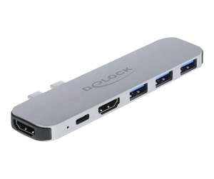 Dokkingstasjon - DeLOCK - Docking Station - USB-C - HDMI - 87753