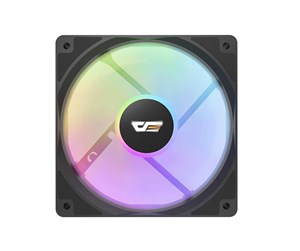 Kabinettvifte - Darkflash Computer Fan CL12 LED (120x120) - Kabinettvifte - 120mm - Svart - 26 dBA - CL12