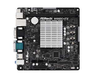 Hovedkort - ASRock N100DC-ITX - motherboard - mini ITX - Intel N-series N100 Hovedkort - socket - DDR4 RAM - Mini-ITX - 90-MXBLM0-A0UAYZ