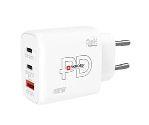 Mobil - Adaptere og ladere - SKross Power Charger EU 65W GaN - SKCH001065WPDEUCN