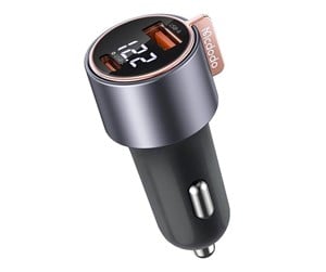 Mobil - Adaptere og ladere - Mcdodo CC-5670 75W Digital Display PD 1*USB-A 1*USB-C Car Charger - CC-3690