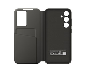 Mobil - Deksel og etui - Samsung Galaxy S24 FE Smart View Wallet Case - Black - EF-ZS721CBEGWW