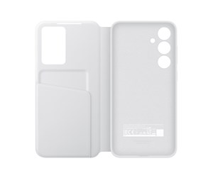 Mobil - Deksel og etui - Samsung Galaxy S24 FE Smart View Wallet Case - White - EF-ZS721CWEGWW