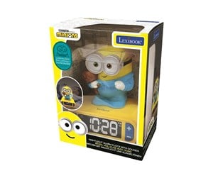 Dekorasjon - Lexibook Despicable Me Minions - Bob Nightlight Alarm Clock with Sounds - RL800DES