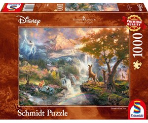 Puslespill - Schmidt Puzzle - Thomas Kinkade: Disney - Bambi (1000) - 59486