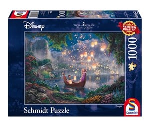 Puslespill - Schmidt Puzzle Thomas Kinkade: Disney Rapunzel - Tangled (1000) - 59480