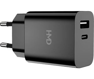 Mobil - Adaptere og ladere - HMD Dual Port Wall Charger 30W - Black - 8P00000301