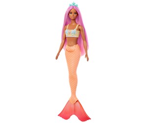 Dukker, Bamser & Utstyr - Mattel Barbie Mermaid Doll with Shell Fin - HRR05