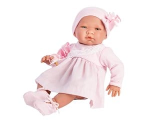 Dukker, Bamser & Utstyr - Asi Maria doll in pink dress 43 cm - 24364960