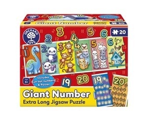 Brettspill & Puslespill - Orchard ORCHARD Giant Number Puzzle - 600306