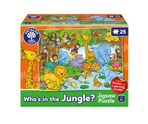 Puslespill - Orchard ORCHARD Who's In The Jungle - Puzzle 25 pcs Gulv - 600301