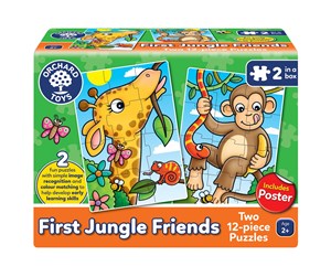 Puslespill - Orchard ORCHARD First Jungle Friends - Puzzle set Gulv - 600293