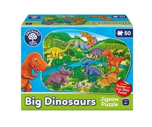 Puslespill - Orchard ORCHARD Big Dinosaur - Puzzle (50 pcs) Gulv - 600256