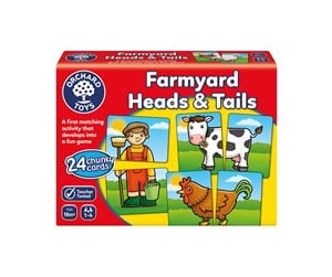 Brettspill & Puslespill - Orchard ORCHARD Farmyard Heads And Tails - 600018