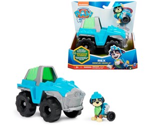 Leketøysbil - Paw Patrol Rex’s Dinosaur Rescue Vehicle Toy Truck with Collectible Action Figure - 6069070