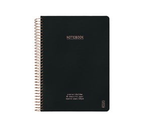 Blokker & Notisbøker - KOZO Squared Notebook A5 Premium Black - 321903