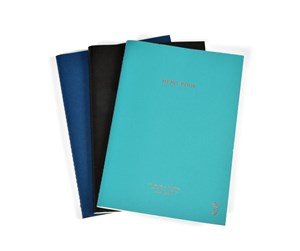 Blokker & Notisbøker - KOZO Memo Book A5 3 Pack Navy Steel Blue Black - 321702