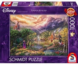 Puslespill - Schmidt Puzzle Thomas Kinkade: Disney Snow White and the Queen (1000) - 58037