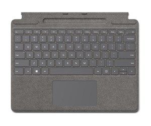 Tastatur - Microsoft Surface Pro Signature - Tastatur - Tysk - Grå - 8X8-00168