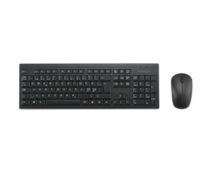 Tastatur - Kensington KM150 EQ trådløst sett med tastatur og mus - Tastatur & Mussett - Nordisk - Svart - K75562PN