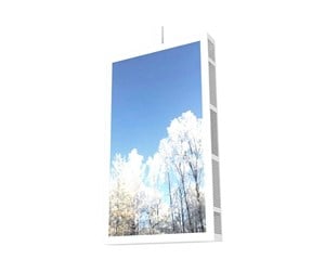 Veggmontering, AV-braketter & AV-møbler - HI-ND Ceiling Casing 55" mounting kit - portrait - for digital signage LCD panel - white 55" - CC5515-5201-01