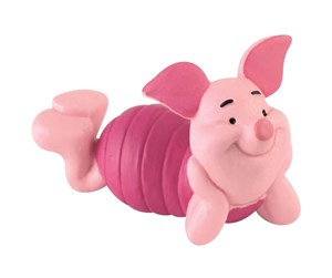 Figurer - Bullyland Disney Winnie the Pooh - Piglet 3 cm - 12344