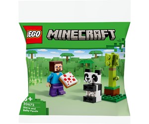 LEGO® - LEGO Minecraft 30672 Steve og pandaunge - 30672