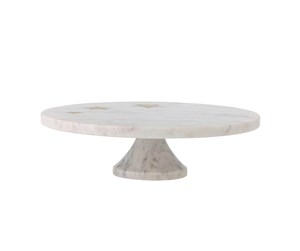 Servering & Servise - Bloomingville - Fenya Star Cake Tray - White - Marble - 82068308