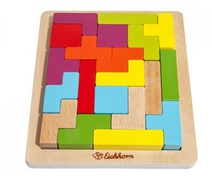 Puslespill - Eichhorn Wooden Shape Game Tre - 100002467