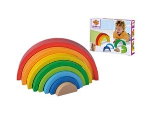 Babyleker - Eichhorn Wooden Stackable Rainbow 8 pcs. - 100003458