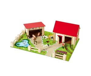 Treleker - Eichhorn Wooden Farm with Accessories 20 pcs. - 100004309