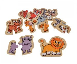 Babyleker - Eichhorn Wooden Animal Puzzle 16 pcs. - 100005206